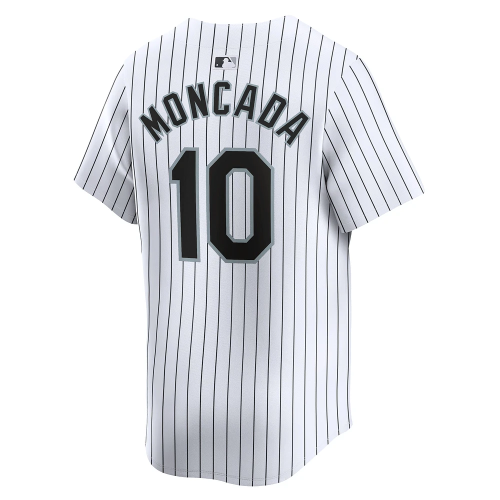 Men's Nike Yoan Moncada White Chicago Sox Home Limited Player Jersey