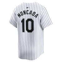 Men's Nike Yoan Moncada White Chicago Sox Home Limited Player Jersey