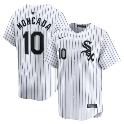 Men's Nike Yoan Moncada White Chicago Sox Home Limited Player Jersey