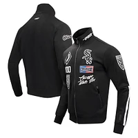 Men's Pro Standard Black Chicago White Sox Fast Lane Full-Zip Track Jacket