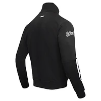 Men's Pro Standard Black Chicago White Sox Fast Lane Full-Zip Track Jacket