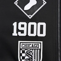 Men's Pro Standard Black Chicago White Sox Fast Lane Full-Zip Track Jacket