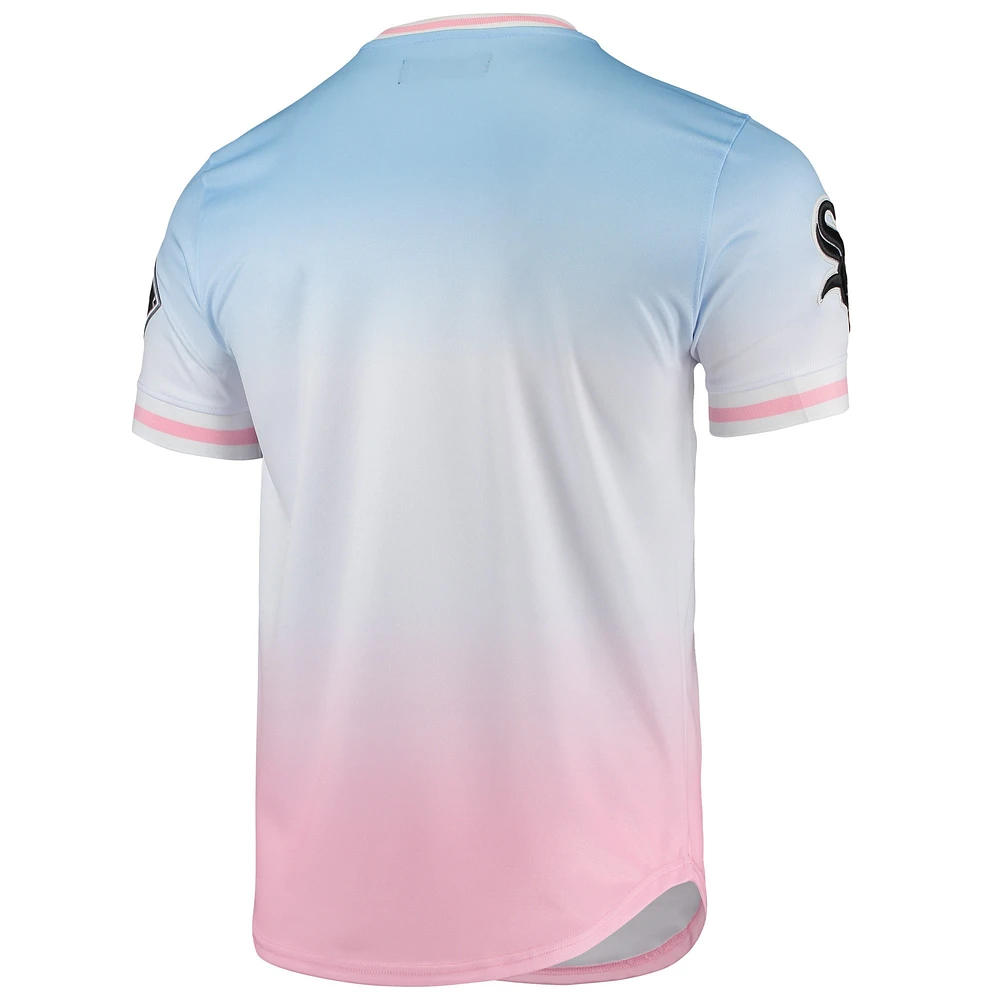 T-shirt Pro Standard Chicago White Sox Ombre bleu/rose pour homme