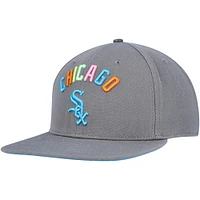 Men's Pro Standard  Gray Chicago White Sox Washed Neon Snapback Hat