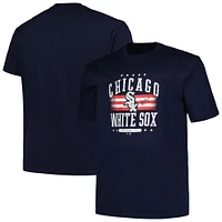 Men's Profile  Navy Chicago White Sox Big & Tall Americana T-Shirt