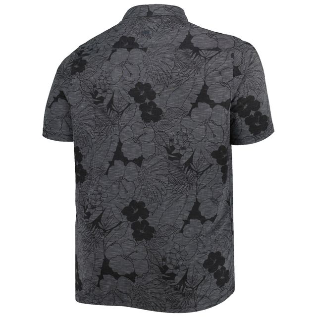 Tommy Bahama Black Chicago White Sox Big & Tall Miramar Blooms Polo pour homme