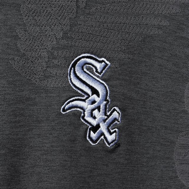 Polo pour homme Tommy Bahama Charcoal Chicago White Sox Palm Coast Delray Fond IslandZone Allover