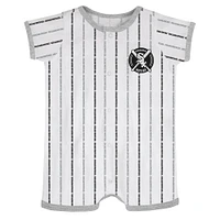 Newborn & Infant White Chicago Sox Ball Hitter Romper