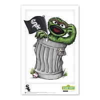 Oscar the Grouch Chicago White Sox 11" x 17" Sesame Street Poster Print