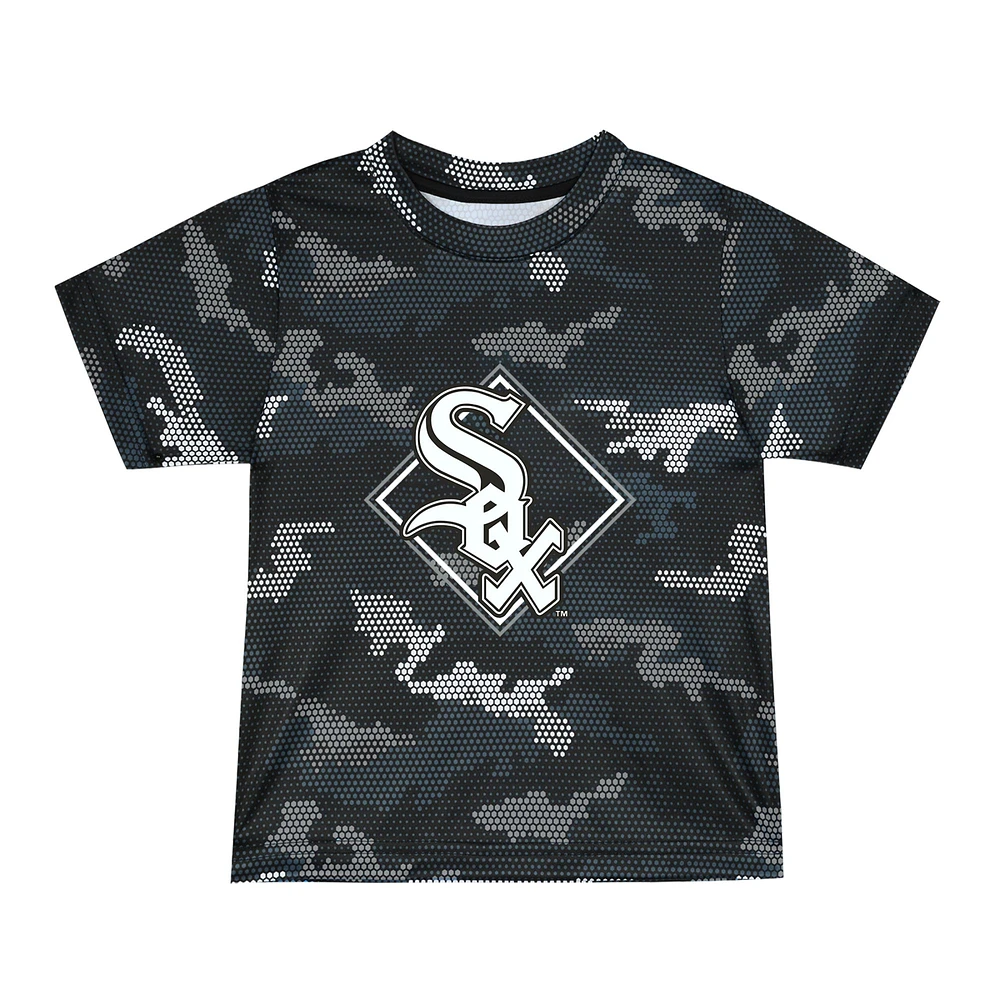 Toddler Fanatics Black Chicago White Sox Field Ball T-Shirt & Shorts Set