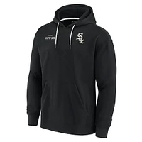 Unisex Fanatics Black Chicago White Sox Elements Super Soft Fleece Pullover Hoodie