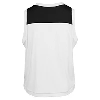 Women's '47 White Chicago Sox Premier Zoey Waist Length Tank Top