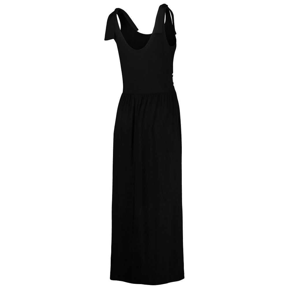 Women's G-III 4Her by Carl Banks Black Chicago White Sox Game Over Maxi Dress