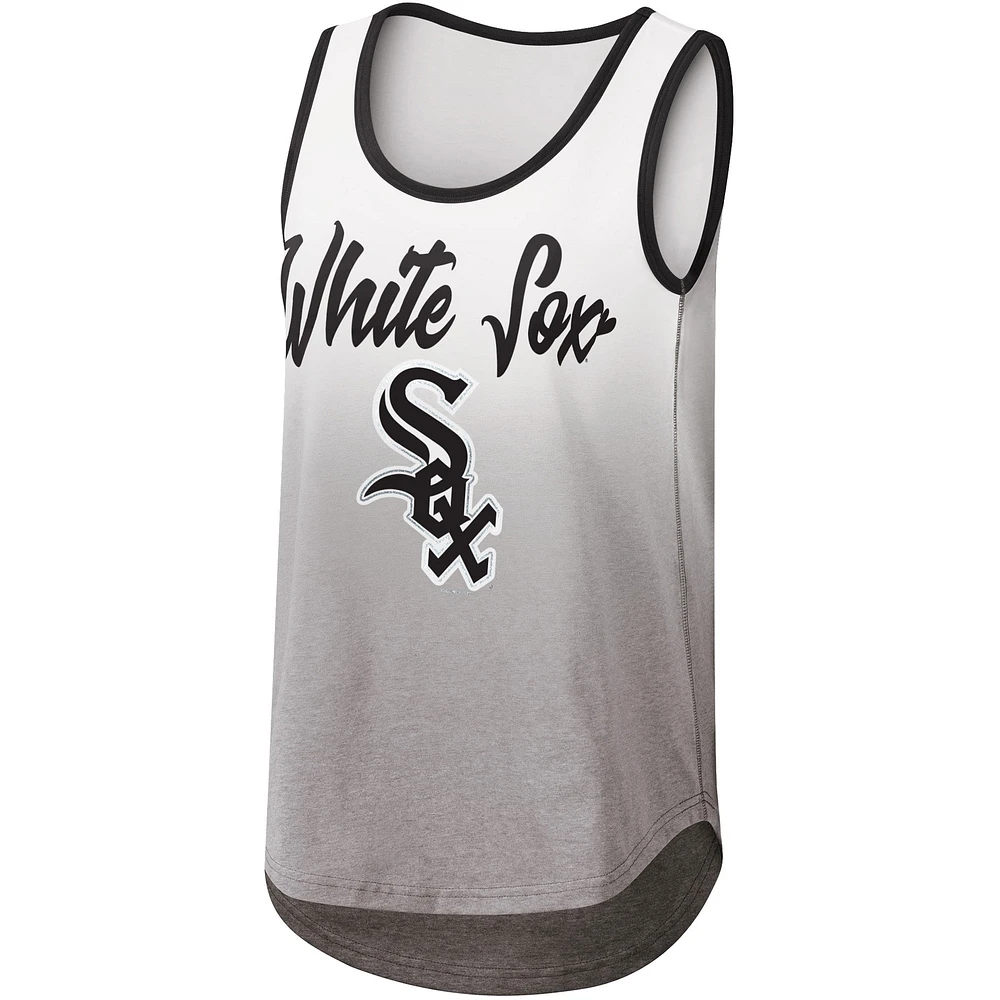Women's G-III 4Her by Carl Banks White Chicago Sox Logo Opening Day Tank Top
