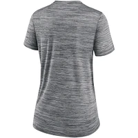 Women's Nike Anthracite Chicago White Sox Authentic Collection Velocity Performance V-Neck T-Shirt