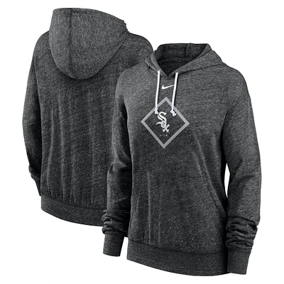 Haut à capuche léger Nike Black Chicago White Sox Diamond Icon Gym Vintage pour femme