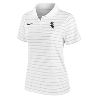 Women's Nike White Chicago Sox Authentic Collection Victory Performance Polo