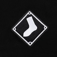 Women's Pro Standard  Black Chicago White Sox Game Day Classics Baby Doll Cropped T-Shirt