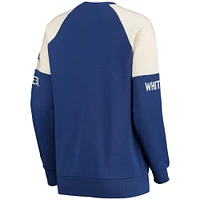 Women's Starter Royal/Red Chicago White Sox Baseline Raglan Pullover Sweatshirt