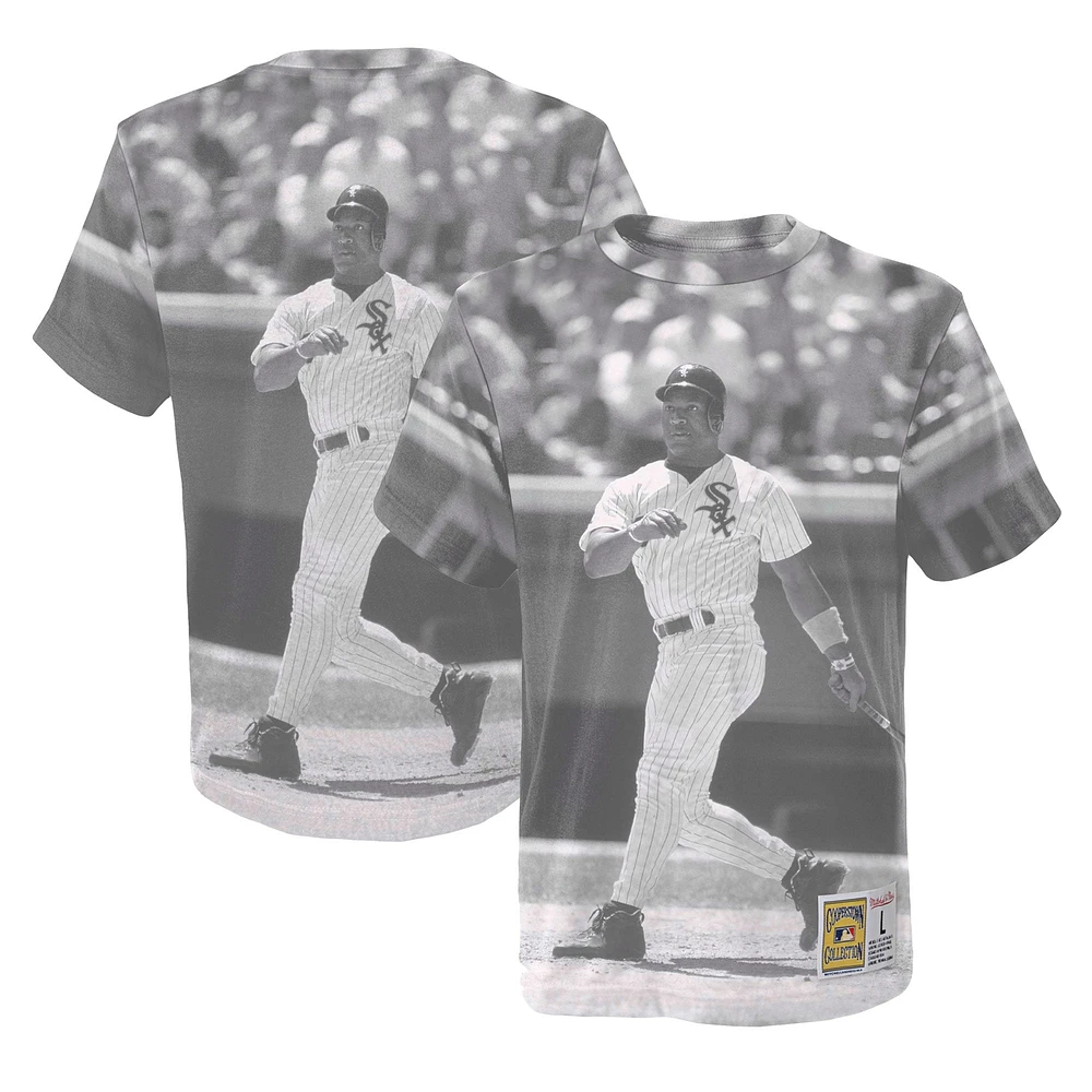 Youth Mitchell & Ness Bo Jackson White Chicago Sox Sublimated Player T-Shirt
