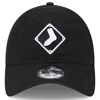 Youth New Era  Black Chicago White Sox 2025 Batting Practice 9TWENTY Adjustable Hat