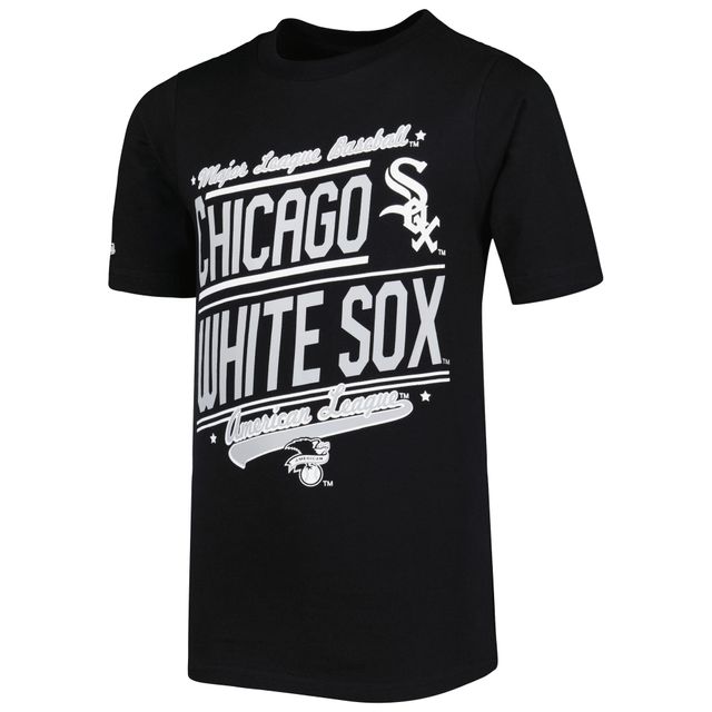 Ensemble de t-shirts pour jeune Stitches Black/White Chicago White Sox Combo