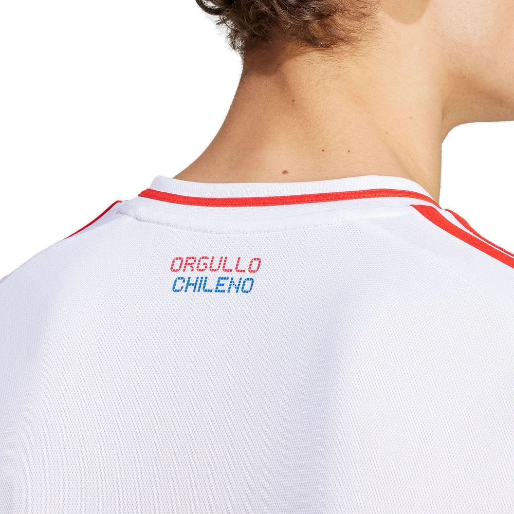 Men's adidas  White Chile National Team 2024 Away Replica Jersey