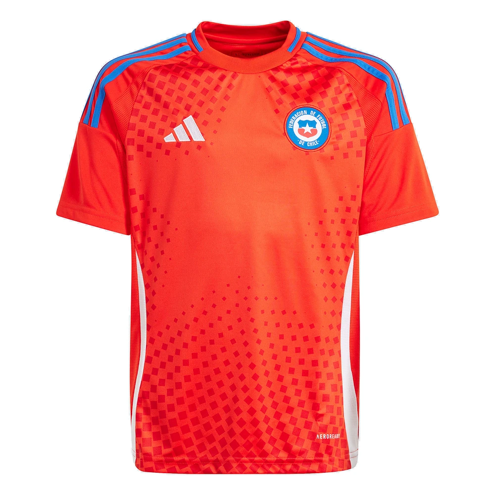 Youth adidas  Red Chile National Team 2024 Home Replica Jersey
