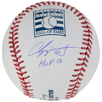 Chipper Jones Atlanta Braves Autographed Hall of Fame Logo Baseball with HOF 2018 Inscription