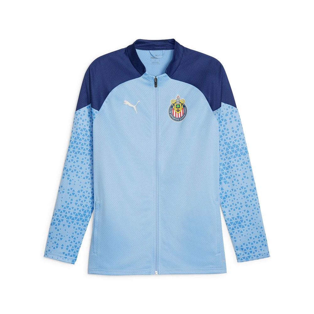 Men's Puma  Light Blue Chivas 2023/24 Full-Zip Training Top