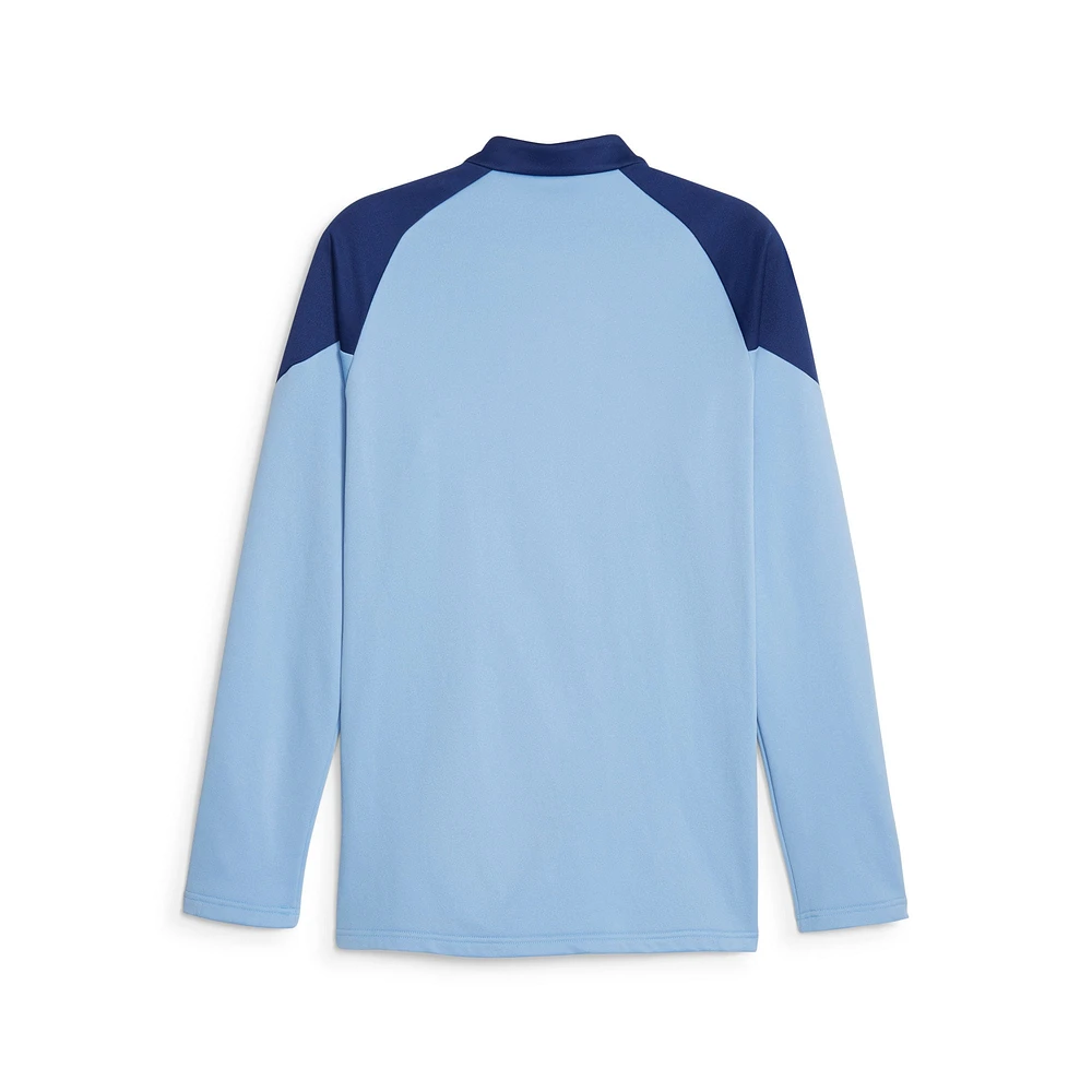Men's Puma  Light Blue Chivas 2023/24 Quarter-Zip Fleece Top