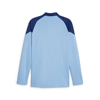 Men's Puma  Light Blue Chivas 2023/24 Quarter-Zip Fleece Top