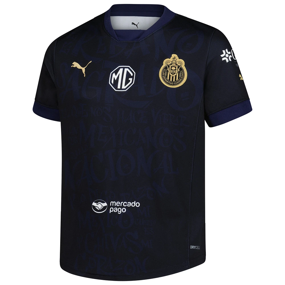 Youth Puma  Navy Chivas 2024/2025 Third Replica Jersey