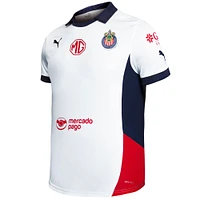 Youth Puma White Chivas 2024/25 Away Replica Jersey