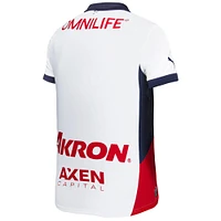 Youth Puma White Chivas 2024/25 Away Replica Jersey