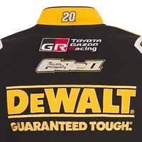 Men's JH Design Black/Yellow Christopher Bell DeWalt Full-Snap Twill Uniform Jacket