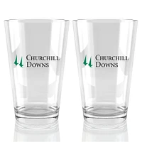 Churchill Downs 16oz. Pint Glass Two Pack