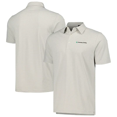 Polo Homme Gris Churchill Downs The Carmel EcoTec Stripe