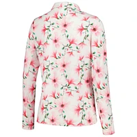Women's White Churchill Downs The Magnolia Quarter-Zip Sun Shirt
