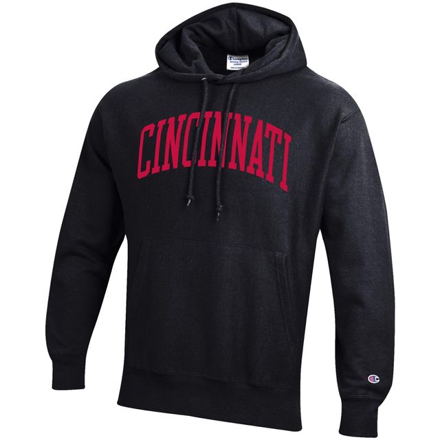 Chandail à capuchon armure inversée Champion Cincinnati Bearcats pour hommes, noir