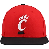 Men's Mitchell & Ness Red/Black Cincinnati Bearcats 2-Tone 2.0 Snapback Hat