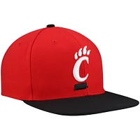 Men's Mitchell & Ness Red/Black Cincinnati Bearcats 2-Tone 2.0 Snapback Hat