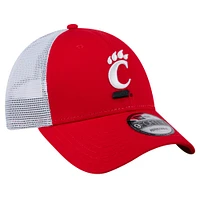 Men's New Era  Red Cincinnati Bearcats Trucker 9FORTY Adjustable Hat