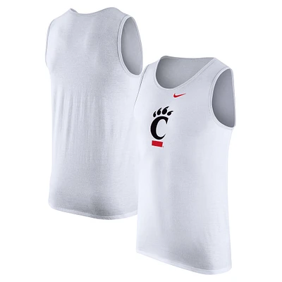 Débardeur Nike blanc pour hommes des Bearcats de Cincinnati