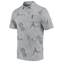 Men's Tommy Bahama Gray Cincinnati Bearcats Miramar Blooms Polo
