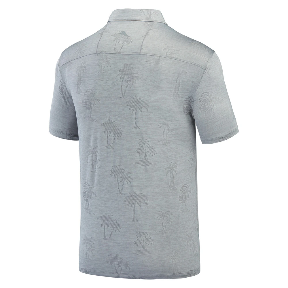 Men's Tommy Bahama Gray Cincinnati Bearcats Sport Palm Coast Palmera IslandZone Polo