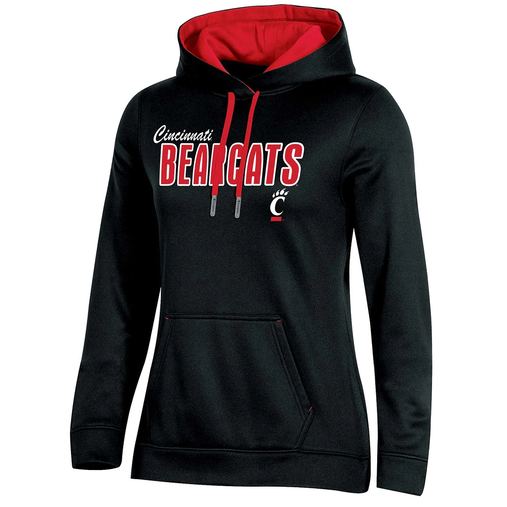 Women's Champion Black Cincinnati Bearcats Team Pullover Hoodie