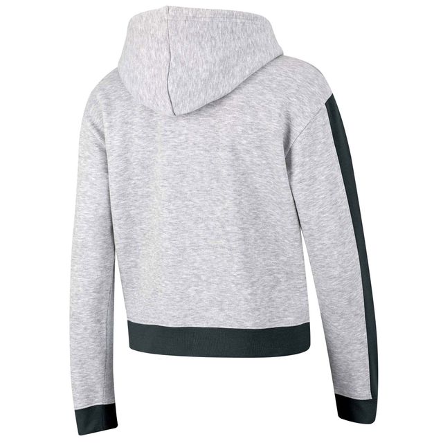 Sweat à capuche court enfiler triple mélange Boxy Champion pour femme, gris chiné, Bearcats de Cincinnati