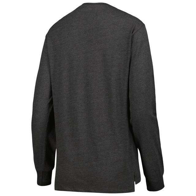 T-shirt à manches longues Pressbox Cincinnati Bearcats Two-Hit Canyon pour femme, noir