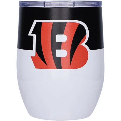 Bengals de Cincinnati 16oz. Gobelet incurvé en acier inoxydable colorblock